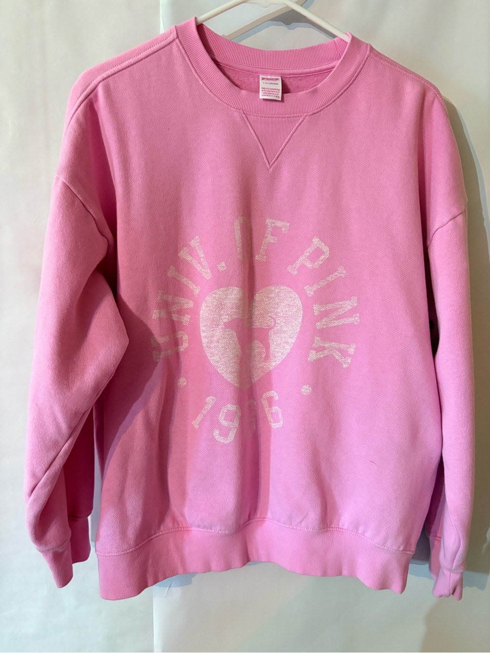 Pink Graphic Crewneck Sweatshirt - PINK Victoria's Secret
